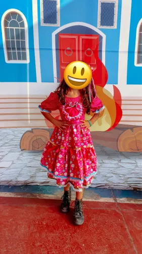 Vestido de quadrilha infantil 8 anos