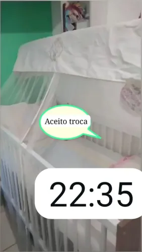 Berço,carrinho,cadeira alimentação,chiqueirinho, banheira,cadeira carro troco TV 65 iPhone