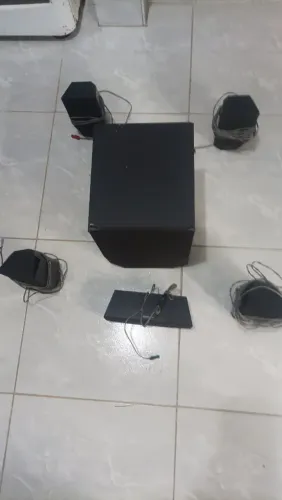 2 Conjunto de caixas com subufer para home therter