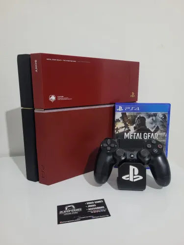 DESBLOQUEADO!! Playstation 4 Edição Metal Gear Solid (Aceito Cartão)