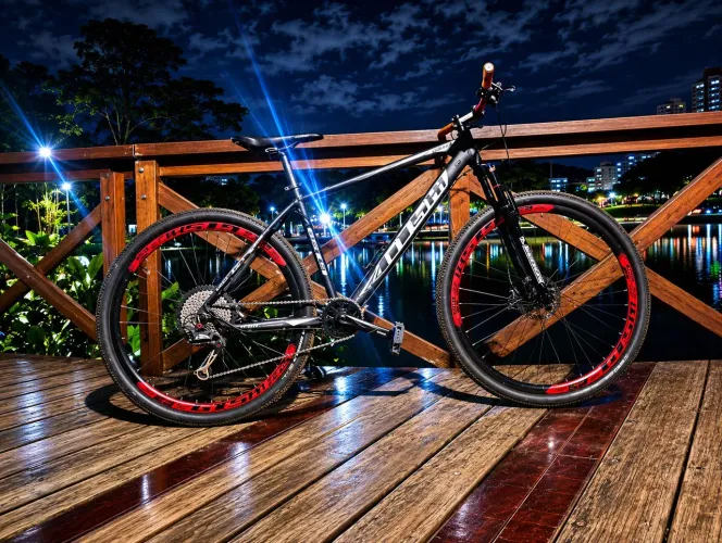 Bicicleta aro 29 cubo K7 barulhento