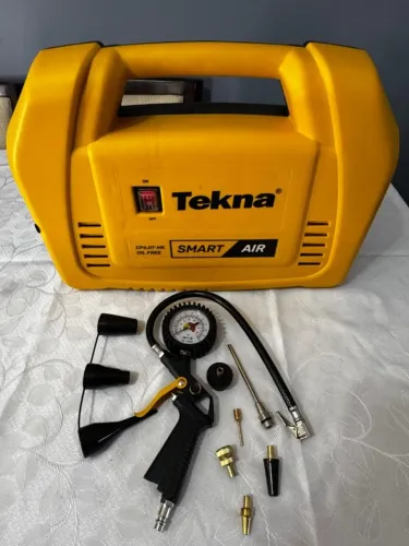 Compressor De Ar Direto 110V Maleta Tekna Cp6 0t 1mk 1.5hp Isento de oleo