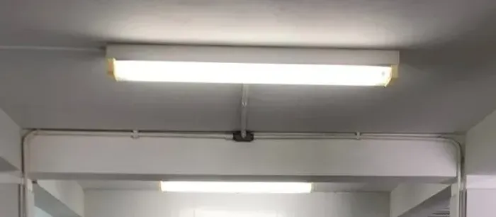 luminárias com calhas 