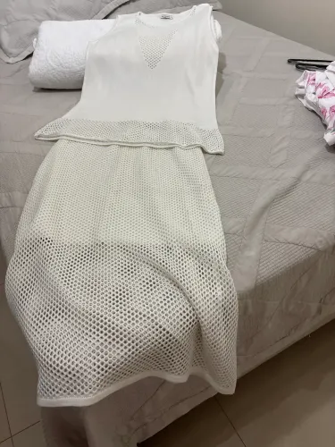 Vestido da lês lis blanc semi novo 2 peças 