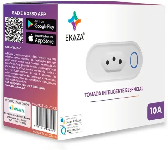 Tomada inteligente 10A - EKAZA 