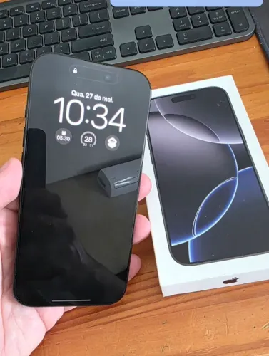 iPhone 16 Pro 256GB Preto - Impecável (99% Bateria / OLX Pay)