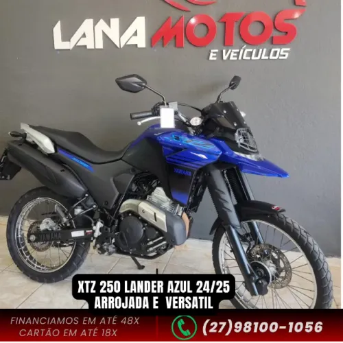 XTZ 250 lander azul  24/25 Alta qualidade, ótima para deslocamento diário e viagens 