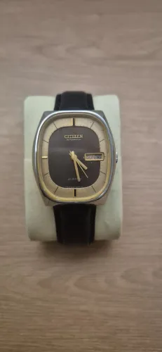 Relógio Citizen Automatic Vintage TV Dial Cal. 8200 Aço - Ref. 4-820151