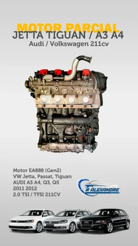 Motor parcial Volkswagen Passat VARIANT 2.0 TSI 2011