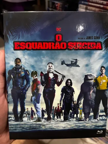 O Esquadrão Suicida (2021) Blu-Ray Com Luva e Cards edição de colecionador James Gunn
