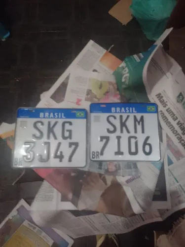 Placas de veículos 