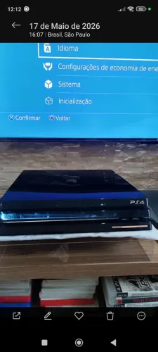 PS4 PRO EDIÇÃO 500 MILHÕES SEMI NOVO IMPECÁVEL 