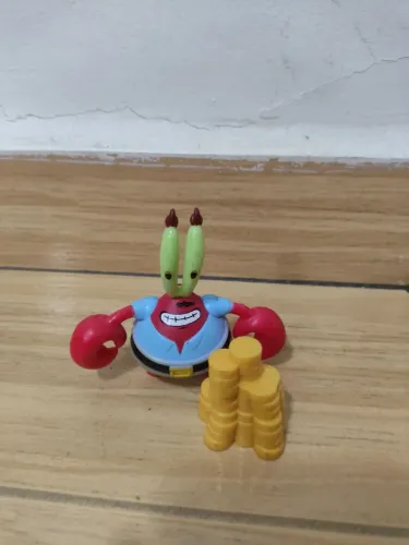 Brinquedo boneco Siriguejo Bob esponja Imaginext 