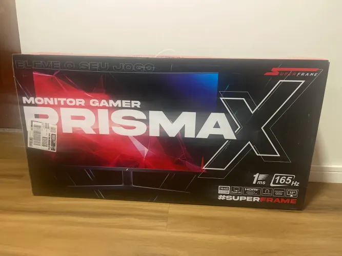 Monitor gamer super Frame 34 polegadas tela curva 165Hz