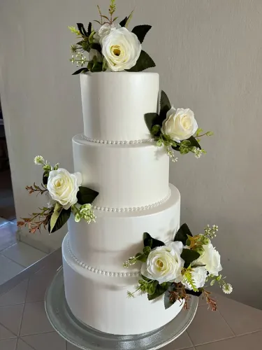 BOLO FAKE DE CASAMENTO - R$ 100 | LINDO E PRONTO PARA USAR!