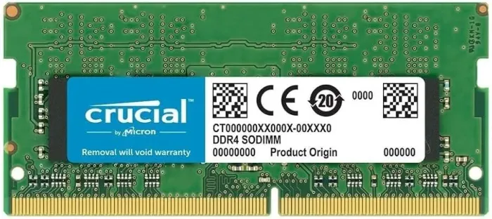 Memória RAM Crucial 16GB DDR4 2400MHz Notebook (Dual Rank) - Impecável