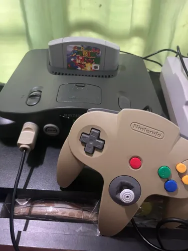 Nintendo 64 completo com cartucho Super Mario 64