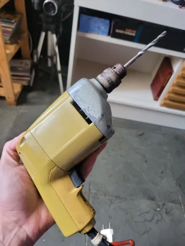 Furadeira Vintage Black & Decker + Mandril Alemão RÖHM (Funcionando 100%)