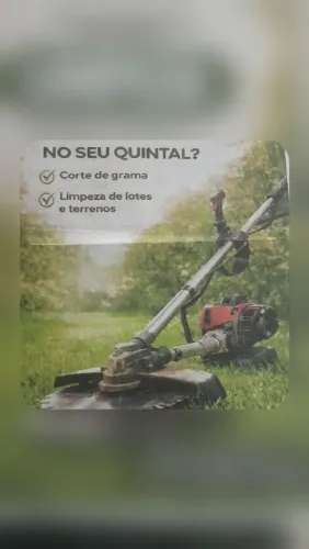 Faço serviço de limpesa de lote e chácara, serviço roçadeira e capinas