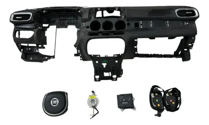 Kit Airbag Completo Fiat Argo 2022/2023/2024 Preto