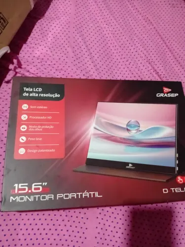 Monitor portátil 15.6 polegadas tela de LCD alta resolução  grazep