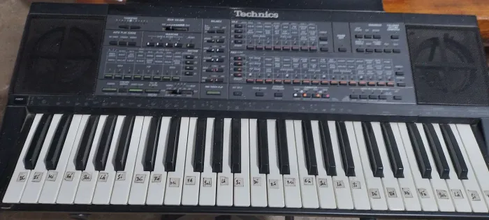 Technics  teclado  não  está  funcionando 