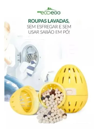 Bolas para lavar roupa - elimina sabão em pó