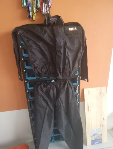 Capa de chuva impermeável para motociclista