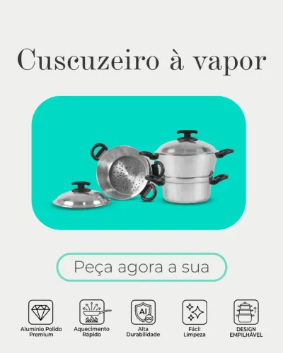 Cuzcuzeiro à Vapor