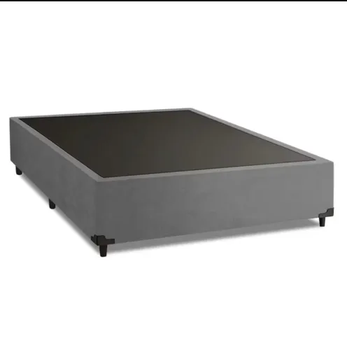 Box casal tecido suede