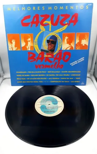 LP vinil Cazuza e Barão Vermelho melhores momentos
