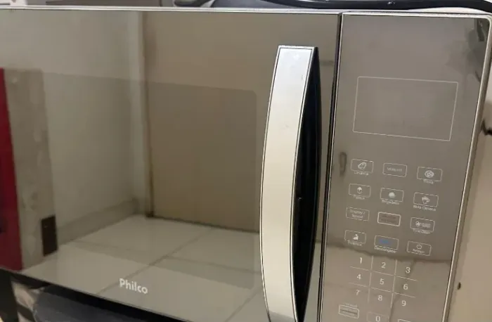 Micro-ondas Philco 34L Espelhado - Pouquíssimo Uso - Impecável