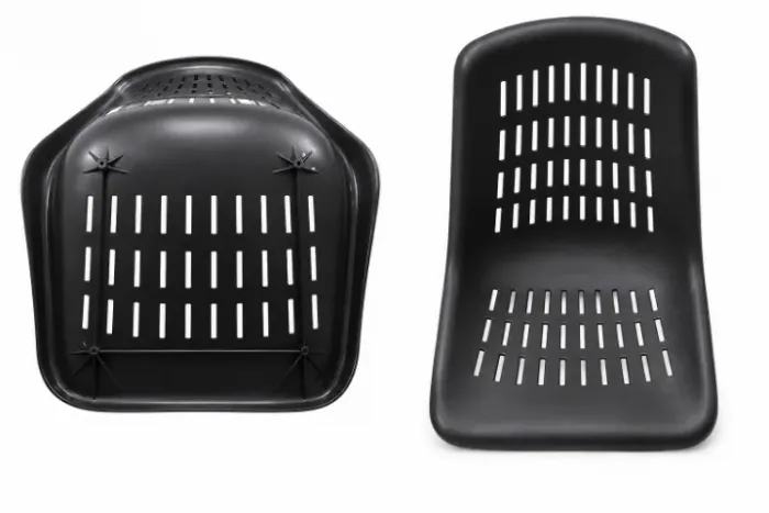 Assento Plástico Universal preto para diversos usos
