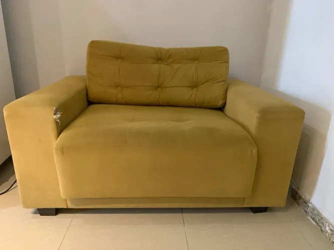 Sofá 2 lugares encosto retrátil