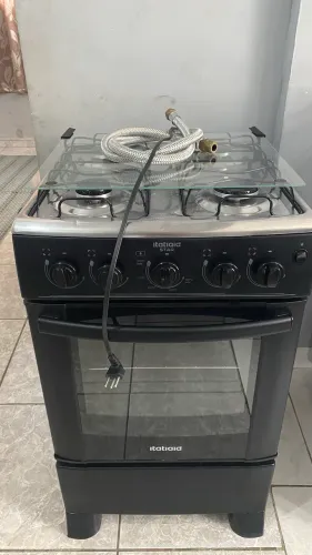 Fogão gás natural com mangueira 