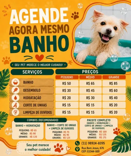 Banho pet