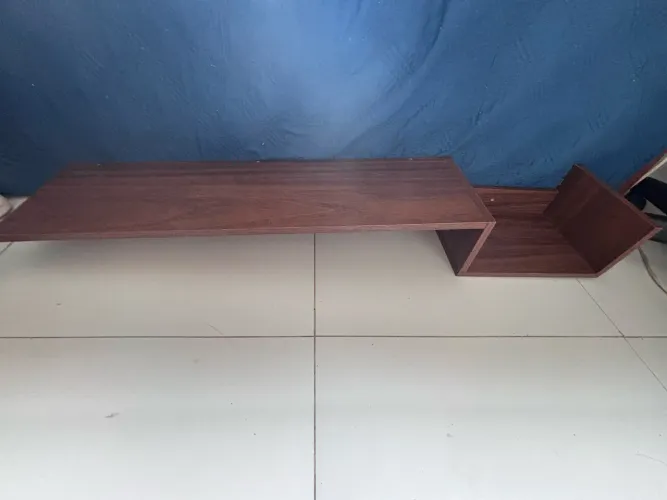 2 prateleiras reforçadas marrom