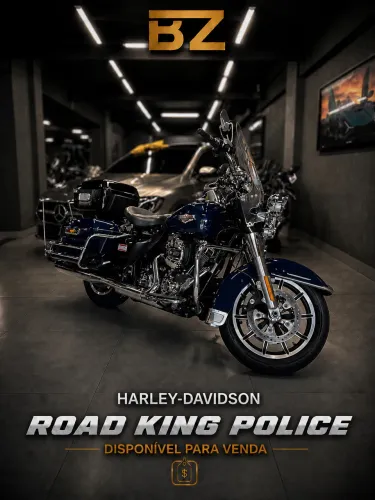 HARLEY-DAVIDSON ROAD KING FLHP POLICE - Baixo Km - Impecável