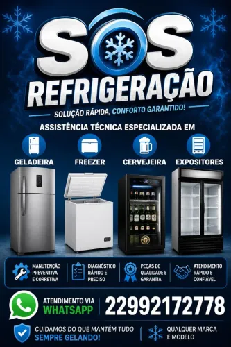 Mecânico de geladeiras e freezers em geral