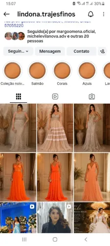 Vendedora de roupas de aluguel