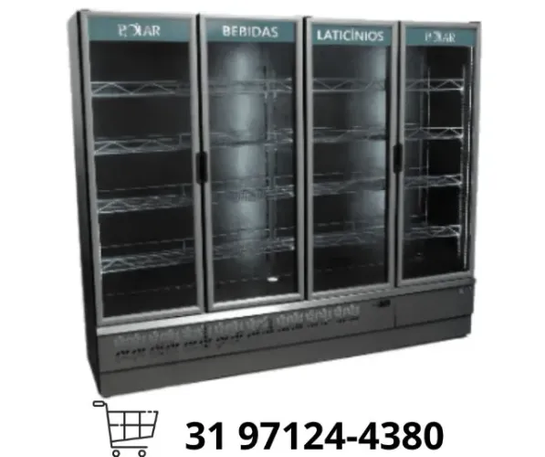 Refrigerador Expositor 4 Portas Polar Novo