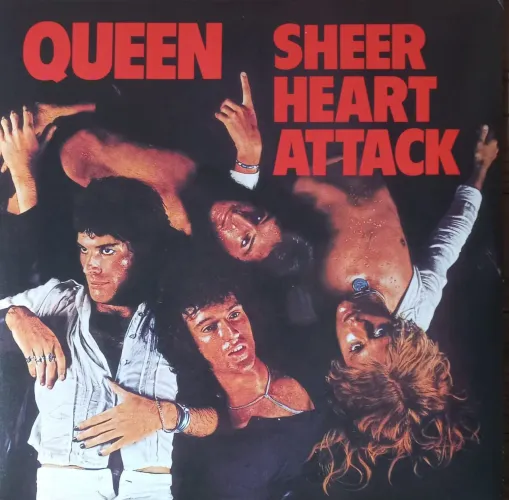 Disco de vinil-QUEEN- SHEER HEART ATTACH, USADO ESTADO GERAL NOVO.