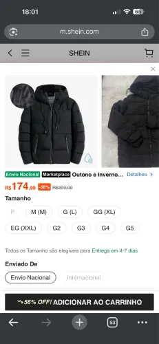 Casaco para neve - Nunca usado