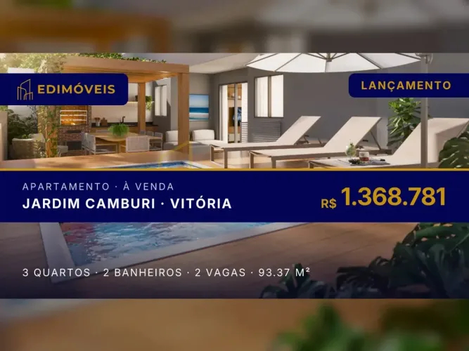 Seu novo lar em Jardim Camburi: Apartamento com varanda gourmet!