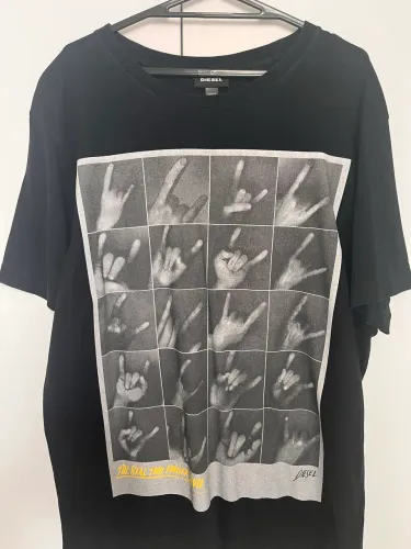 Camisa em malha Diesel original TAM M. Super nova.