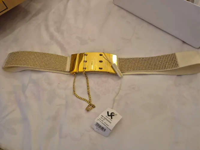 Cinto lança perfume strass 