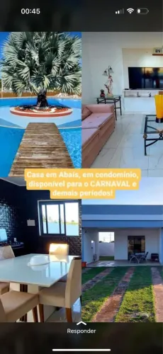 Casa de Praia, Abais, 3 quartos 