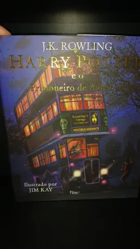 Livro Harry Potter Colecionador ilustrado Prisioneiro de Askaban