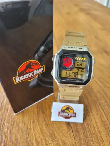 Relógio Custom Jurassic Park - base skimei 1299