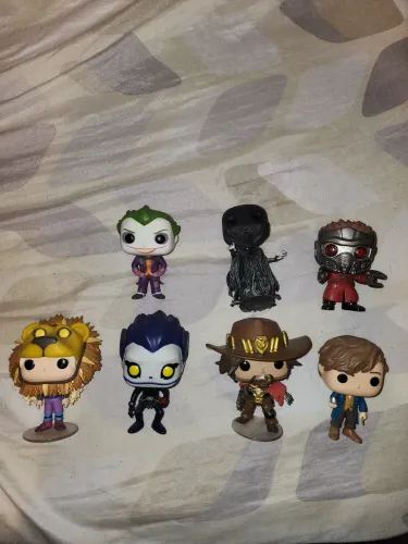 FUNKO POP - RYUK, LUNA, NEWT, MCCREE, STAR LORD, DEMENTADOR, CORINGA
